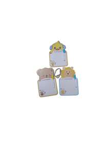 1 pieza Pizarra de escritorio linda para dibujar y dejar mensajes (estilo y color aleatorios para la pizarra, el bolígrafo y la cuerda), de vuelta a la escuela - Multicolor - Ver 7