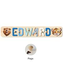 Puzzle avec nom personnalisé, jouet de puzzle en bois personnalisé, puzzle avec nom personnalisé, jouet de puzzle alphabet 3D, cadeaux de Noël de Pâques, cadeaux de premier anniversaire, cadeaux personnalisés, cadeau d'anniversaire, puzzle en bois, jouet de puzzle en bois personnalisé, cadeau d'anniversaire, blocs de construction pièce de coffret cadeau Décoration