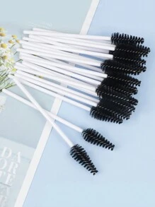 RANCAI 25支装一次性水滴形睫毛夹、睫毛刷、彩色螺旋刷、睫毛梳、睫毛嫁接化妆工具