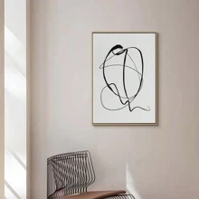 1 件帆布印刷艺术，复古风格，女孩轮廓，创意抽象，非常适合走廊/房间/卧室/客厅墙壁装饰，沙发背景，装饰画，海报（无框架），完美的礼物，家居装饰，PVC 管包装，用于配送，墙壁艺术 - 彩色 - 查看 10