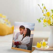 Customized Acrylic Photo Frame, Personalized Photo Printing With Stand, Customized Acrylic Collage Frame, Ideal Gift For Family And Friends, Waterproof, Beautifully Decorated, Fashionable And Colorful, Modern Customization, Personalized, Unique, Suitable For Anniversary, Mother's Day - Multicolor - View 3