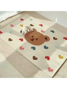 客廳地毯全墊式臥室防滑床邊地墊兒童房水晶絨全墊式寶寶爬行墊遊戲墊