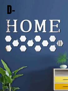 10 piezas de combinación de espejo de plata con plumas para el hogar, pegatina de espejo acrílico para pared, adecuada para sala de estar, dormitorio, cocina, baño, pegatinas, vinilo para decoración del hogar, artículos de decoración de primavera para refrescar tu hogar, pegatinas de decoración de ramas para decoración de pared, espejo para decoración de habitación, baño, sala de estar - Plateado - Ver 8