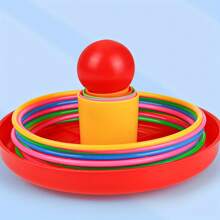 (Random Color) Colorful Plastic Sport Ring Toss Game Set Party Outdoor Puzzle Hoop Kindergarten Competition Game Stall Christmas Gift, Games For Adults, Kids Party Gifts, Toys & Games, Kindergarten, Toys For Children, Christmas Games Party, Games, Party Games, Kids Toys, Interactive Toys, Playroom, Sports Games, Toy, Drinking Games - 彩色 - 查看 2