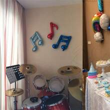 10pcs Musical Instrument Aluminum Foil Balloon Set For Party And Festival Decoration - Multicolor - View 4