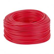 Rollo de 100 m de cable cobre thhw-ls rojo # 10 awg cab-10r volteck 46059 - Estrella - Ver 1