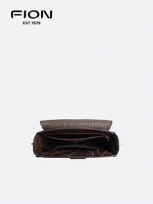 FION X  Small Tote Bag Cute Anime Cartoon Handbag Crossbody Shoulder Bag With Big Eye Decor,Gift For  Fans,Zip Closure FAAFJIT001 - Brown - View 4