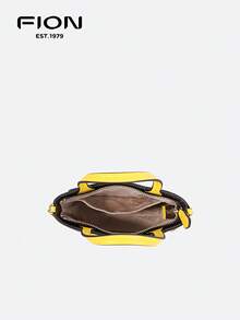 FION X  Small Tote Bag Cute Anime Cartoon Handbag Crossbody Shoulder Bag With Big Eye Decor,Gift For  Fans,Zip Closure FAAFJIT001 - Brown - View 5