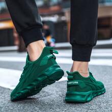 Unisex Fashionable Sports Shoes Comfortable Walking Shoes Lightweight Running Shoes Casual Sneakers Workout Gym Shoes Anti Slip Sports Shoes Dark_Green