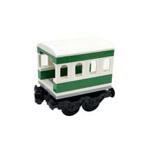 1 Set Building Bricks Train Carriage Tracks Set, Compatible With , City Train Transport Carriage With Small Detachable Blocks - Multicolor - View 14