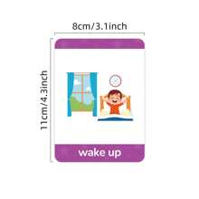 15 Thẻ Giao Tiếp Thông Thường Hàng Ngày Cho Trẻ Em: Dụng Cụ Giảng Dạy Hỗ Trợ Trực Quan Cho Mẫu Giáo, Chậm Nói Và Giáo Dục Đặc Biệt Không Lời Cho Trẻ Em Có Nhu Cầu Đặc Biệt - Nhiều màu - Xem 3
