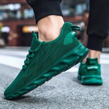Unisex Fashionable Sports Shoes Comfortable Walking Shoes Lightweight Running Shoes Casual Sneakers Workout Gym Shoes Anti Slip Sports Shoes Dark_Green