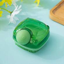 Bath Brush Scrubber Soft Silicone Pet Shower Grooming Shampoo Massage Dispenser For Short Long Haired Dogs And Cats