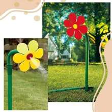 Garden Sprinkler, Dancing Sunflower Sprinkler, Garden Irrigation Nozzle, Slouchy Watering, Sunflower Shaking Head Sprinkler Watering Artifact Sprinkler, Outdoor 360-Degree Rotating Lawn Sprinkler Covering A Large Area - Adjustable, Weighted Gardening Watering System,Garden Tools, Gardening Tools For Garden