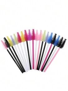 RANCAI 25支装一次性水滴形睫毛夹、睫毛刷、彩色螺旋刷、睫毛梳、睫毛嫁接化妆工具