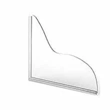 2pcs Shower Splash Guard, Self- Adhesive Transparent Shower Water Guard, Bath Corner Water Splash Guard To Keep Water In Shower, Tub Splash Guard - Transparent - View 10