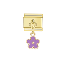 1個可愛的彩虹吊墜義大利手鏈，適用於9毫米不鏽鋼手鏈DIY女性珠寶製作 - 金黃色 - 查看 12