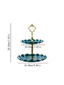 Plastic 3pcs/4pcs Cake Stand (2pcs/3pcs Stand And 1pc Accessory), Multilayer European Style Dessert Tray For Home And Daily Use,Kitchen,Christmas Gift Back To School - Multicolor - View 15