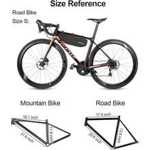 Rockbros Bicycle Bag Frame Waterproof Triangle Bag Approx. 3 Litres Black - Black - View 7