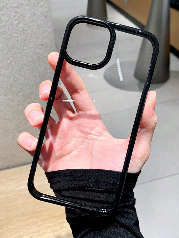 Minimalist Transparent Acrylic Phone Case, Suitable For IPhone 17 Pro Max/17 Pro/17/17 Air/16 Pro Max/16/16 Pro/16 Plus/15/15 Pro Max/15 Pro/15 Plus/11/12/13/14 Pro Max/XS/XR/11 Pro/11 Pro Max/12 Pro/12 Pro Max/13 Pro/13 Pro Max/7 Plus/14 Pro/14 Pro Max/14 Plus/7 Plus/8 Plus/8/SE2/16E
