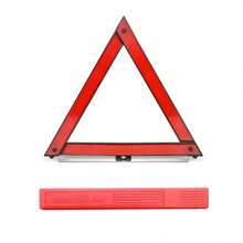Car Safety Warning Triangle, Reflective Foldable Iron Foot Bracket Car Triangle For Hazards, Breakdown Stops, And Annual Inspections - Reflective Warning Frame - View 1