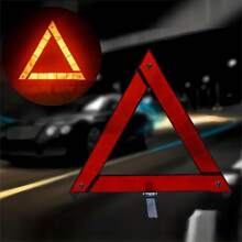Car Safety Warning Triangle, Reflective Foldable Iron Foot Bracket Car Triangle For Hazards, Breakdown Stops, And Annual Inspections - Reflective Warning Frame - View 4