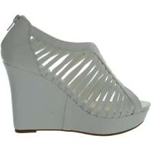 Women's Gladiator Back Zipper Wedge Heel Sandals - White - View 3
