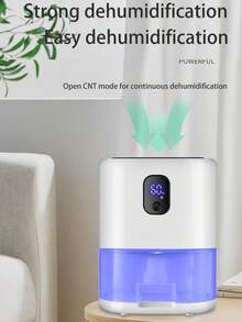 Desumidificadores para el hogar, deshumidificador para dormitorio con función de autoapagado, tanque de agua de 1L, deshumidificador para baño, sótano, armario RV - Tipo de Enchufe A USA (110-127V) - Ver 6