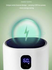 Desumidificadores para el hogar, deshumidificador para dormitorio con función de autoapagado, tanque de agua de 1L, deshumidificador para baño, sótano, armario RV - Tipo de Enchufe A USA (110-127V) - Ver 8