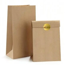 500pcs/Roll Simple Hot Stamping Printed Label Stickers - Gold - View 3