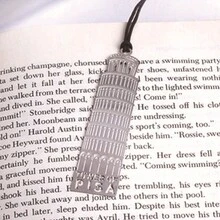 1 Máy Tính Xây Dựng Dòng Kim Loại Rỗng Dấu Trang, Tháp Nghiêng Pisa Big Ben Luân Đôn Tháp Eiffel Tượng Nữ Thần Tự Do Đánh Dấu Trang Kim Loại Dấu Trang Văn Phòng Phẩm đồ Dùng Văn Phòng Trường Học - Bạc - Xem 7