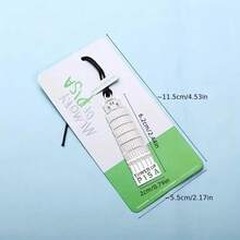 1 Máy Tính Xây Dựng Dòng Kim Loại Rỗng Dấu Trang, Tháp Nghiêng Pisa Big Ben Luân Đôn Tháp Eiffel Tượng Nữ Thần Tự Do Đánh Dấu Trang Kim Loại Dấu Trang Văn Phòng Phẩm đồ Dùng Văn Phòng Trường Học - Bạc - Xem 3