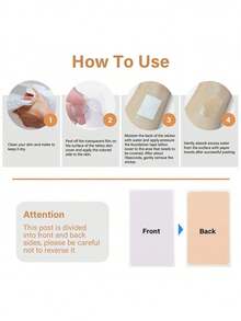 3Patch Tattoo-Cover-Up Waterproof-Sweatproof-Sticker-Patch - Multicolor - View 3