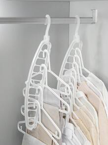 1入組黑色多功能櫥櫃衣架宿舍衣櫃衣架鉤