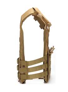 (Size Runs Small, Recommended For Slim Fit Users) Lightweight JPC Vest, Outdoor Training Vest With Multi-Functional MOLLE Expansion System