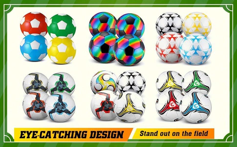 PU Material Soccer Ball With Embossing Size 5 Soccer Training Ball