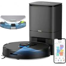 Botslab x +360 S8 Plus Robot Aspiradora con Base de Autovaciado Navegación con Detector de Superficie 100v/240v