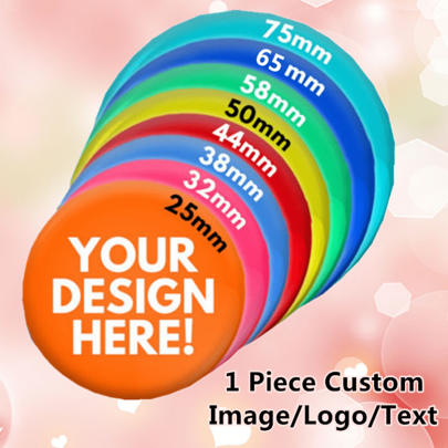 Custom Button Badge - Multiple Sizes - Any Text, Photo Or Image - Personalized Pin Button Badge - Promotional Work Birthday Party Christmas Gift Fashion, Colorful, Adorable, Contracted, Cute For Weddings, For Winter, For Fall/Autumn, For Holiday Finds, Winter Fashion, Christmas Gift, Christmas Decorations, Personalized Christmas Ornaments, Personalized Gifts For Women/Men, Christmas Accessories,School Supplies,Back To School,School Gift,For Office,For School,For Classroom,For Teacher Gifts,For University,For Colleague,For Dorm Rooms,For Teacher,For Boys And Girls,For Teenagers,Junior High School Students,Middle School Students,High School Senior High School Students,College Students,University Students,Freshman,Sophomore,Underclassmen,Delicate Romance, Utilitarian Chic