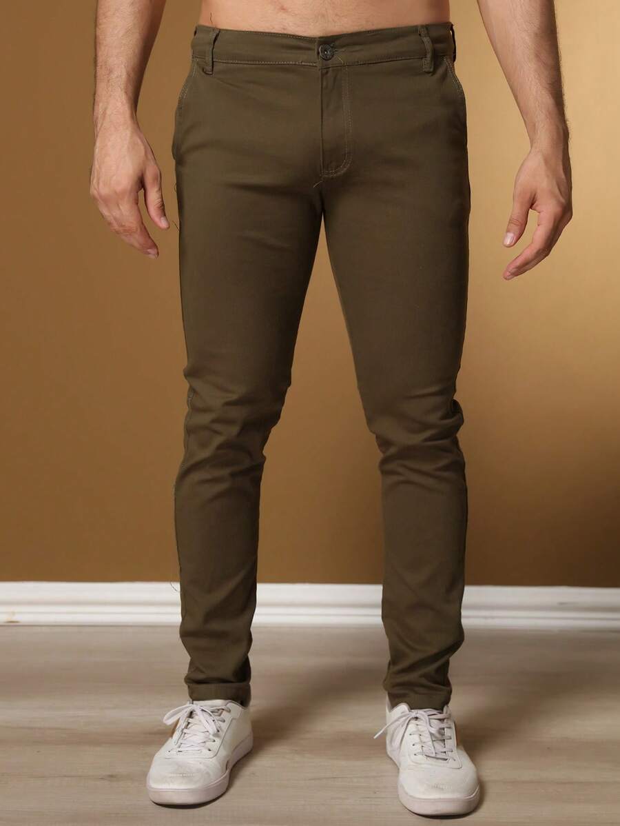 Men Pants - Verde militar - Ver 1