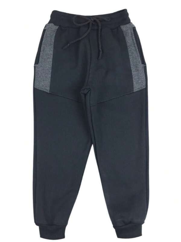 Calça Infantil Juvenil Menino em Moletom Flanelada com Bolsos