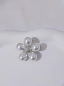 Luxurious Black Flower Design Rhinestone Brooch Valentines,Mom,Mother,Mother's Day,Gift - Black Flowers - View 17