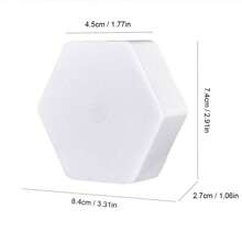 Hexagon LED Lights Wall Panels Battery Powered, 16 Colors And 4 Lighting Modes Hexagonal Wall Light RGB Lights Modular Touch Sensitive Lights With Remote Control For Home Decor, Living Room, Bedroom, Gaming Room, Party, Wall Lights Gift For Kids, Adults