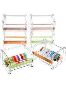 透明可見桌面多功能和紙膠帶切割器、卷軸紙膠帶盒（不包括和紙膠帶） - 彩色 - 查看 9