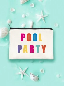 1pc Y2K Style Rainbow Letter Print Colorful Letter Design Funny Makeup Pouch Portable Toiletry Bag For Travel Makeup Bag Make Up Organizer Makeup Storage Cosmetic Bag Wash Bag Bathroom College Dorm ,Travel Stuff  Multifunctional Cosmetic Organizer Cute Handbag Wallet Pouch Case Portable Cosmetics Brush Storage Clutch With Zipper Closure For Lipstick, Brush, Skincare, Mobile Phone, Coin, Small Items, For Home, Travel, Beach,Pool Party,Vacation And School Use,Home Decor,Bathroom Livingroom Bathroom Organizer,Jewelry Organizer,Lip Oil Organizer,Nail Polish Organizer,Travel Essentials Cruise Essentials Dorm Essentials,Wedding Bridesmaid Gifts,Nurse Gifts,Sisters Gift,Mom Gifts,Birthday Gifts,Gifts For Friends And Teachers - Multicolor - View 20