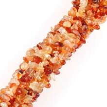 1pc 5-8mm 31 Inches Natural Carnelian Chips Beads Asymmetrical Chip Stones Loose Gemstone Beads Energy Healing Beads For Jewelry Making Strand
