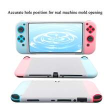 1入組Switch OLED矽膠保護套，防塵耐刮花；薄型，柔軟和肌膚友好的矽膠設計，增強遊戲體驗 - 白色 - 查看 5
