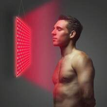 Anti Aging 660nm 850nm Full Body 45W Red Near Infrared LED Therapy Light Panel - Silver - View 4