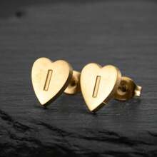 1 对不锈钢 26 个 A-Z 首字母耳钉小号字母名字耳环 DIY 耳环直销 - ED26 - 查看 36