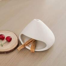 1 Đầu đốt giữ Palo Santo, Ống khói mini hiện đại cho gậy Palo Santo và đầu đốt cây xô thơm, với thảm cách nhiệt thủ công. Hoàn hảo cho Yoga, Thiền, Trị liệu bằng hương thơm - lư hương gốm sứ - Xem 5