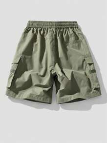 Shorts masculinos para treino de verão, 1 peça, para trabalho ao ar livre, comprimento até o joelho, esportivos e casuais, calças cargo
